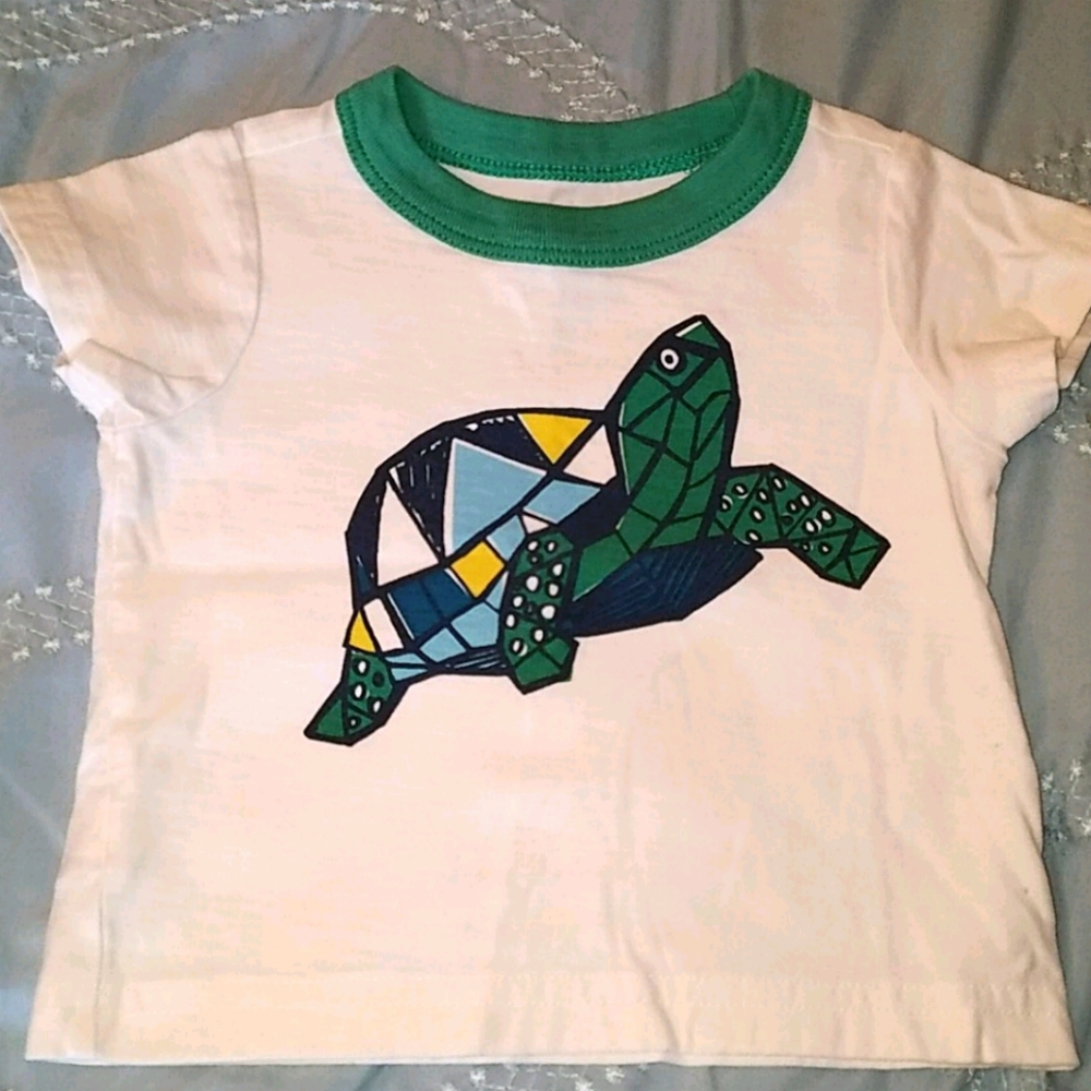 Tea Collection. Infant boys shirt. 3-6 mo.
